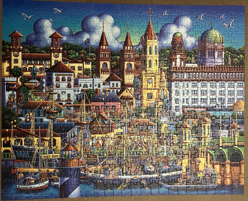 St Augustine - 494, 10/25/23 - Dowdle Puzzles puzzle collectible [Barcode 671095203890] - Main Image 2