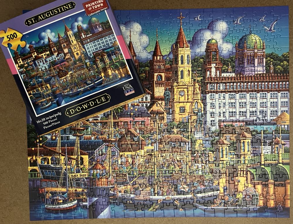 St Augustine - 494, 10/25/23 - Dowdle Puzzles puzzle collectible [Barcode 671095203890] - Main Image 3
