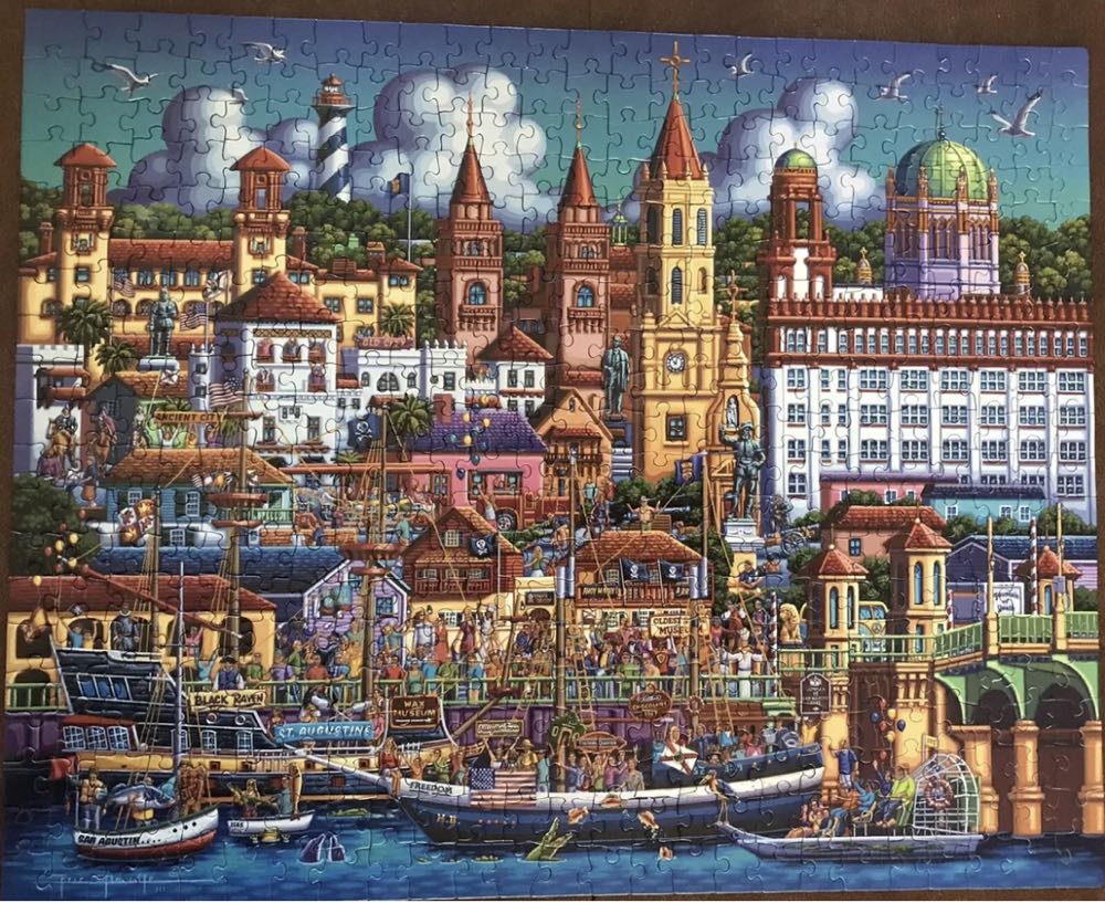 St Augustine - 494, 10/25/23 - Dowdle Puzzles puzzle collectible [Barcode 671095203890] - Main Image 4