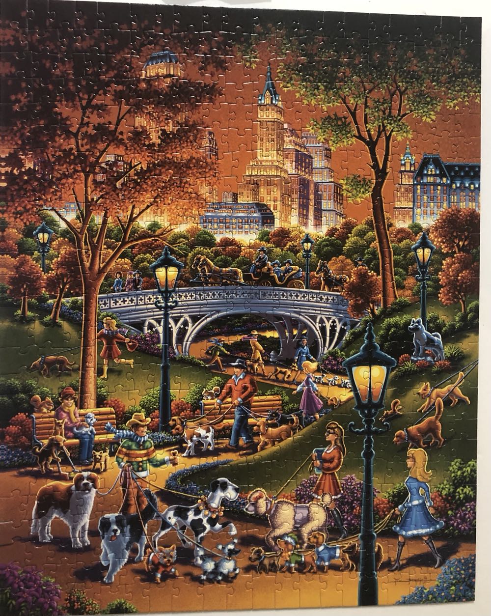 Dog Walkers - Dowdle puzzle collectible [Barcode 671095202305] - Main Image 2