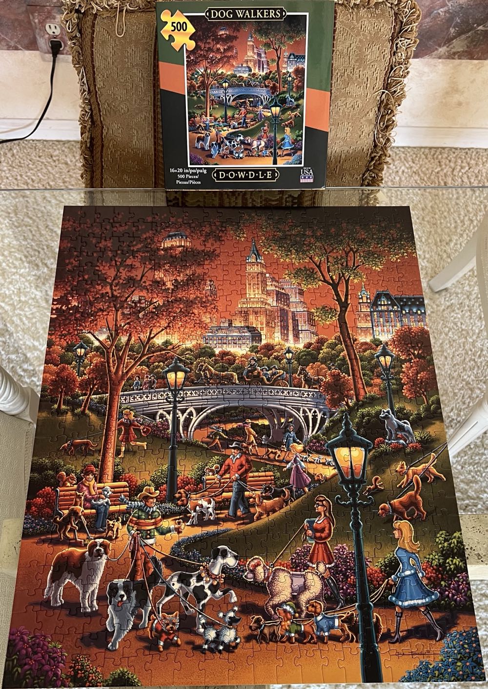 Dog Walkers - Dowdle puzzle collectible [Barcode 671095202305] - Main Image 3