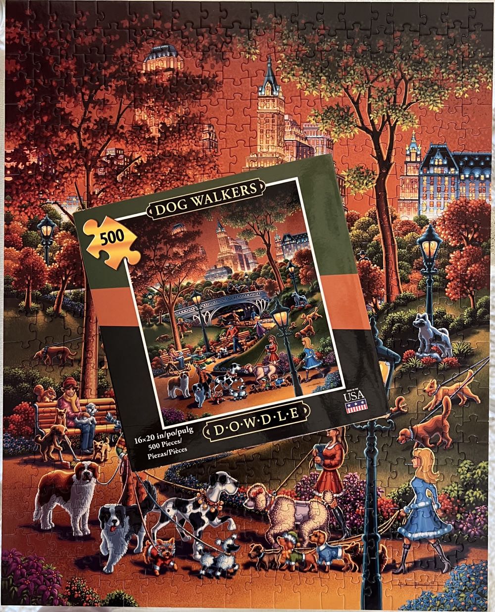 Dog Walkers - Dowdle puzzle collectible [Barcode 671095202305] - Main Image 4