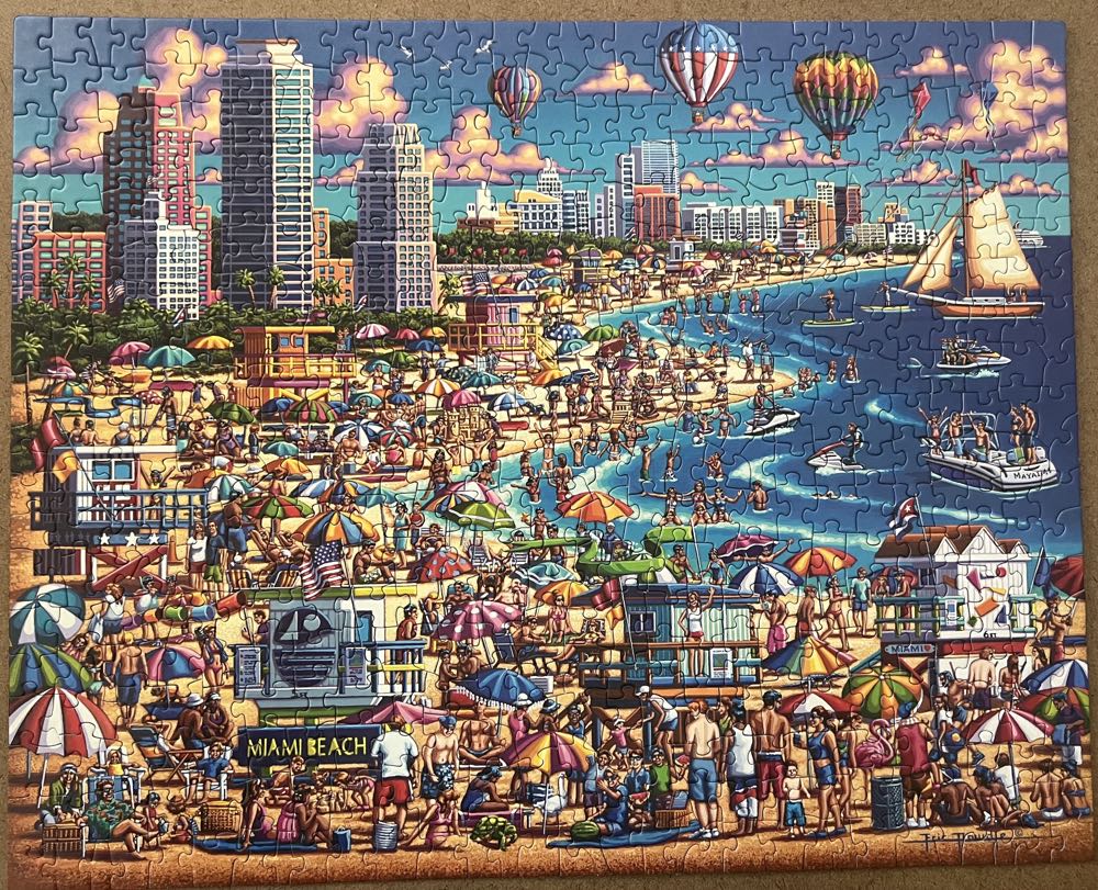 Miami Beach 💎 - Dowdle puzzle collectible [Barcode 671095003643] - Main Image 2