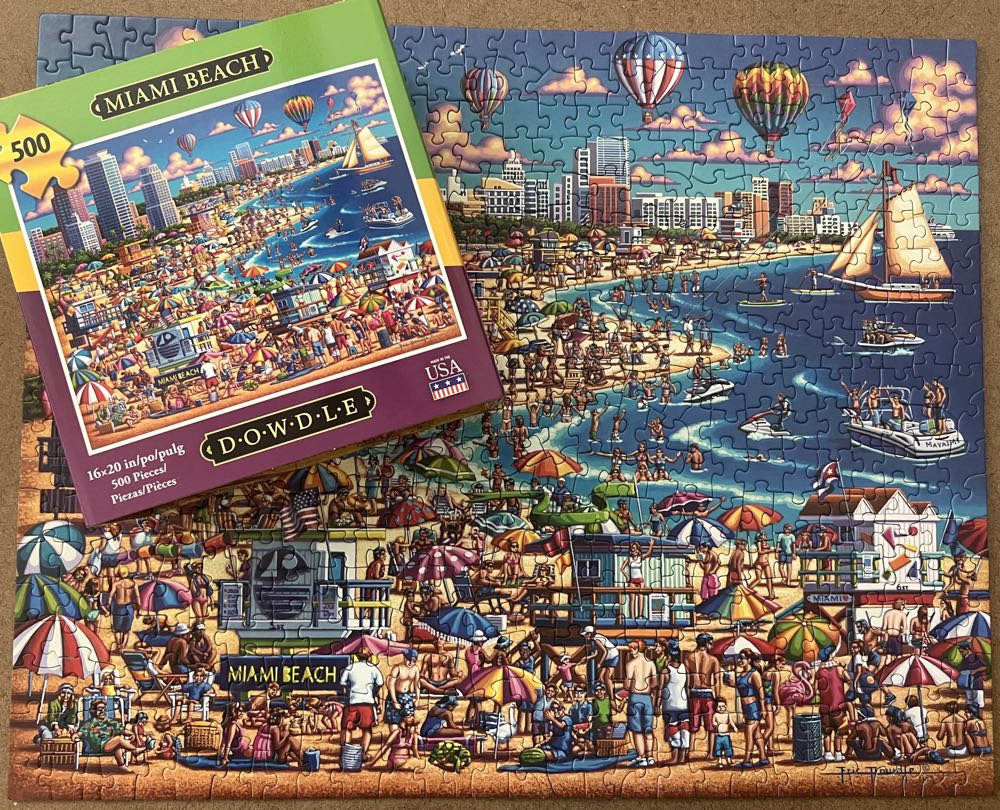 Miami Beach 💎 - Dowdle puzzle collectible [Barcode 671095003643] - Main Image 3