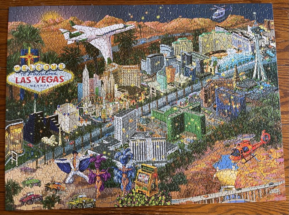 Las Vegas City View - Bits And Pieces puzzle collectible - Main Image 3