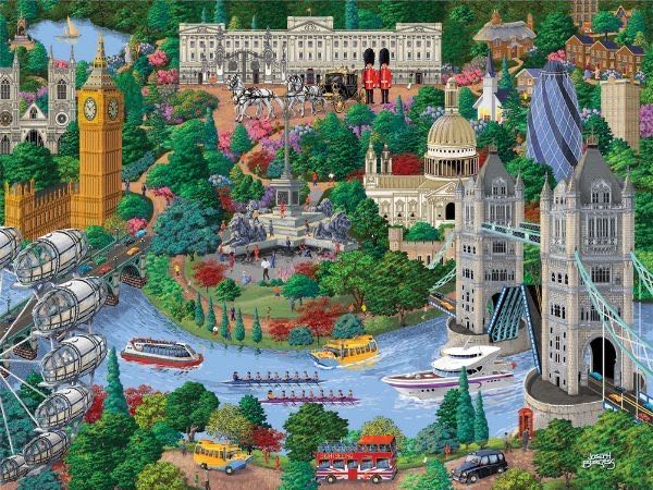 London City View - Bits And Pieces puzzle collectible - Main Image 2