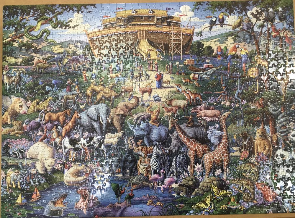 Noah’s Ark (Collector’s Edition) - Master Pieces puzzle collectible [Barcode 705988440045] - Main Image 2