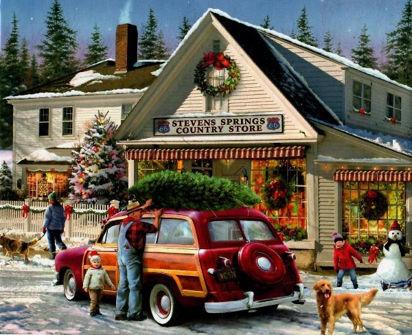 Classic Christmas - General Store - Ceaco puzzle collectible - Main Image 2