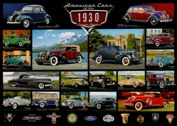 1930’s Cruisin’ Classics - EuroGraphics puzzle collectible - Main Image 2