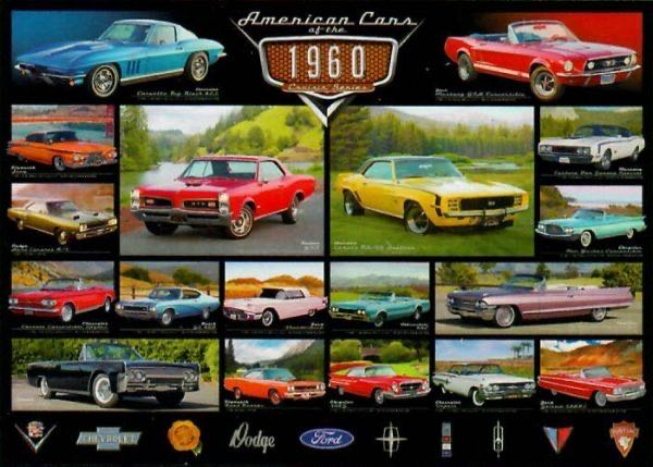 1960’s Cruisin’ Classics - EuroGraphics puzzle collectible - Main Image 2