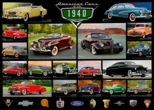 1940’s Cruisin’ Classics - EuroGraphics puzzle collectible - Main Image 2