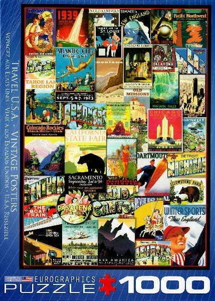 Travel USA - EuroGraphics puzzle collectible - Main Image 1