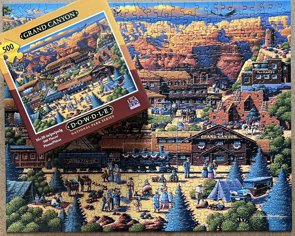 Grand Canyon - NEW - Dowdle Puzzles puzzle collectible [Barcode 671095001038] - Main Image 3