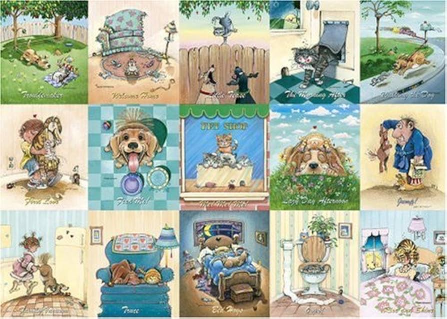 Four Legged Friends - Gibsons puzzle collectible [Barcode 5012269008234] - Main Image 2