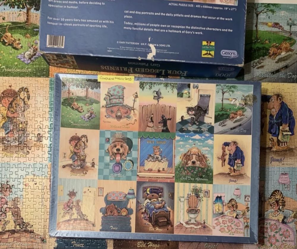 Four Legged Friends - Gibsons puzzle collectible [Barcode 5012269008234] - Main Image 3