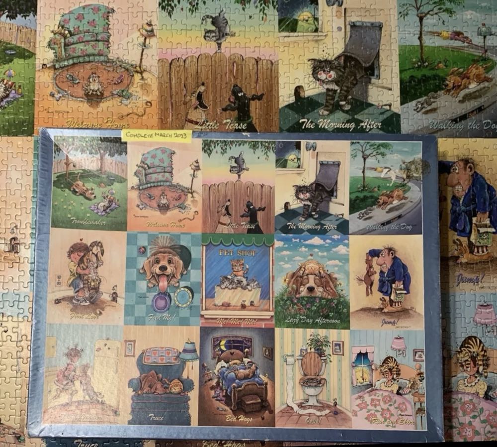 Four Legged Friends - Gibsons puzzle collectible [Barcode 5012269008234] - Main Image 4