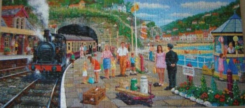 Seaside Train - Gibsons puzzle collectible [Barcode 5012269040319] - Main Image 3