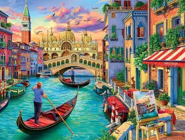 Sights Of Venice ✅ - Buffalo Games puzzle collectible - Main Image 2