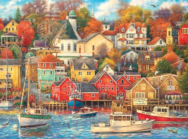 Good Times Harbor - Buffalo Games 🇺🇸 puzzle collectible - Main Image 2