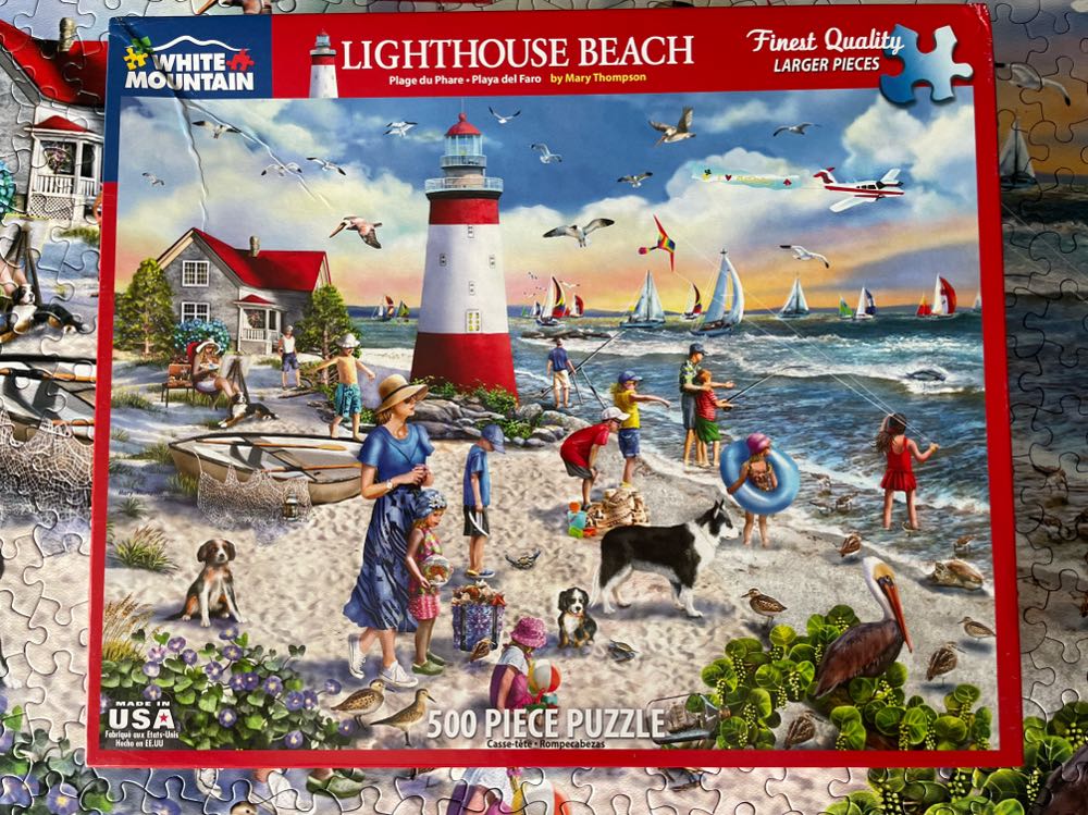 Lighthouse Beach - White Mountain puzzle collectible - Main Image 3