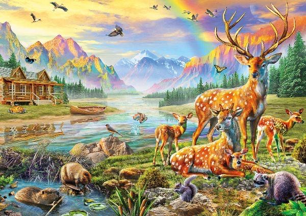 Deer Lake - Buffalo Games puzzle collectible - Main Image 2