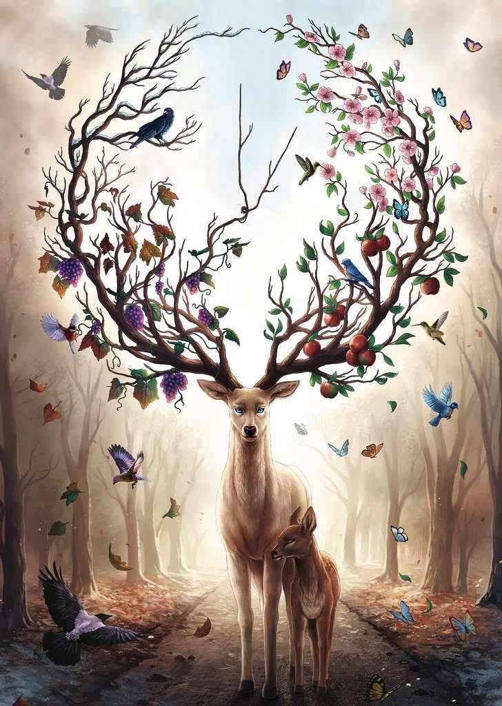 Magical Deer - Ravensburger puzzle collectible - Main Image 2
