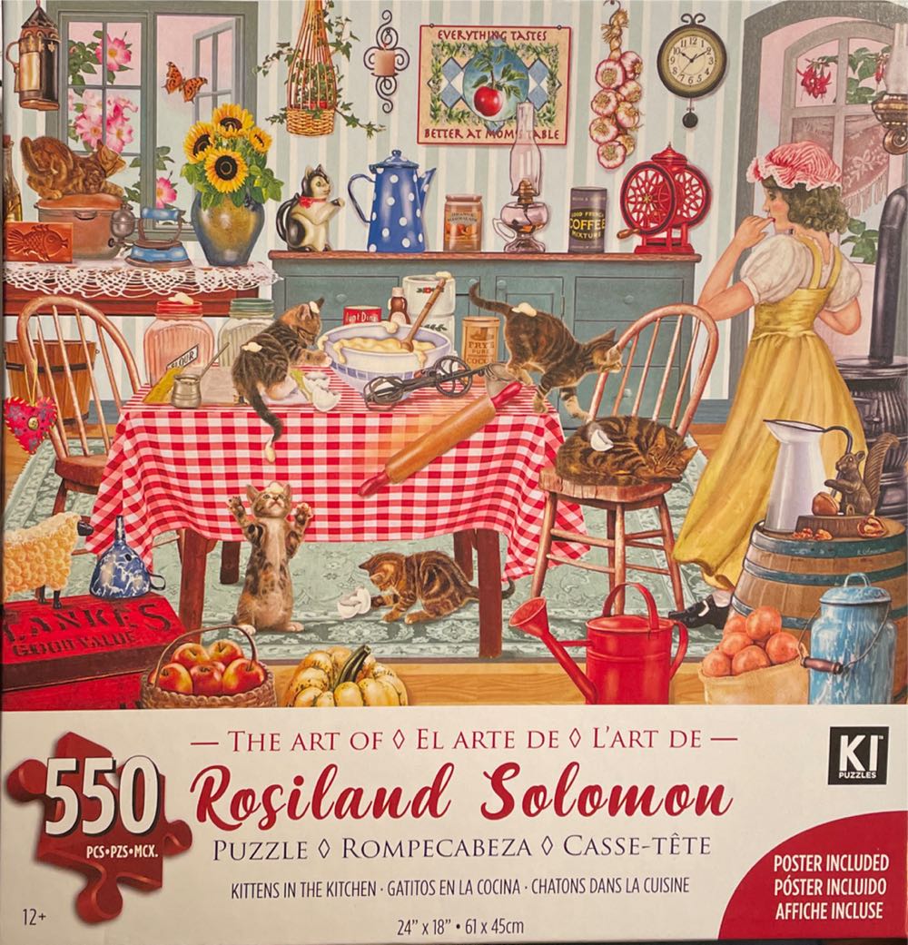 Kittens In The Kitchen - Karmin International puzzle collectible [Barcode 773392024397] - Main Image 4