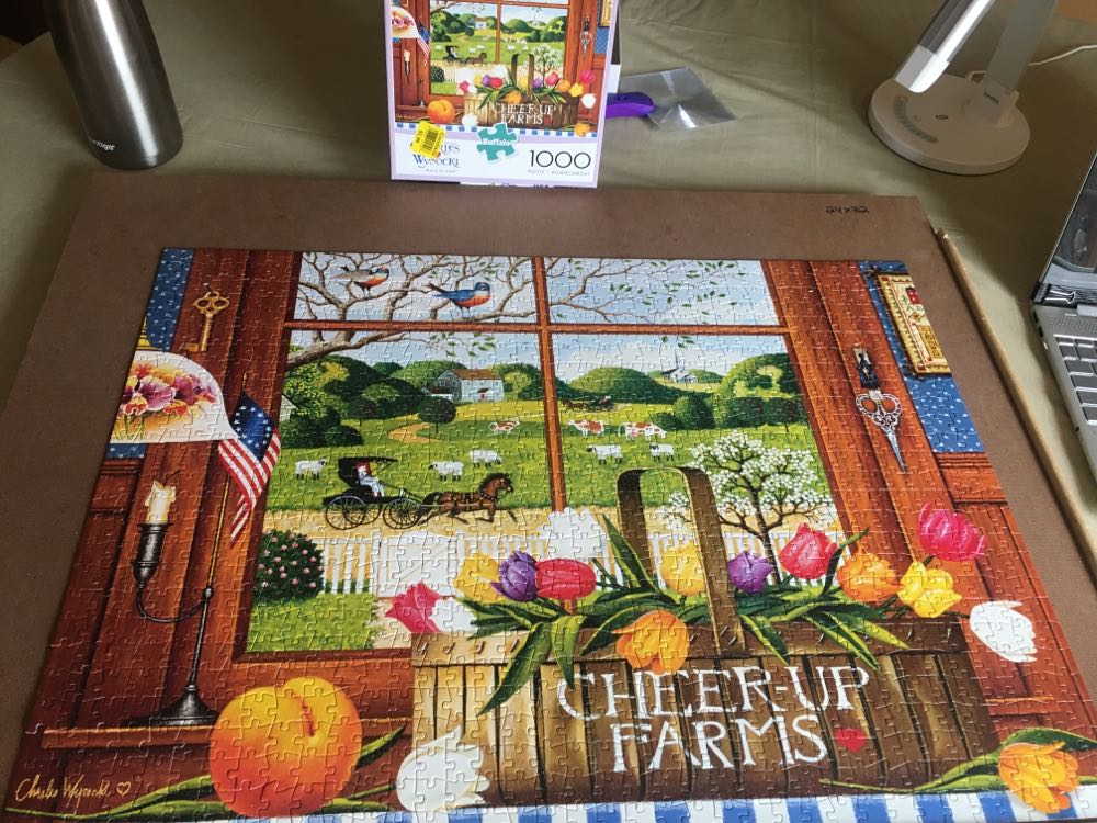 CW - Peach Of A Day - Buffalo Games & Puzzles puzzle collectible [Barcode 079346114719] - Main Image 2