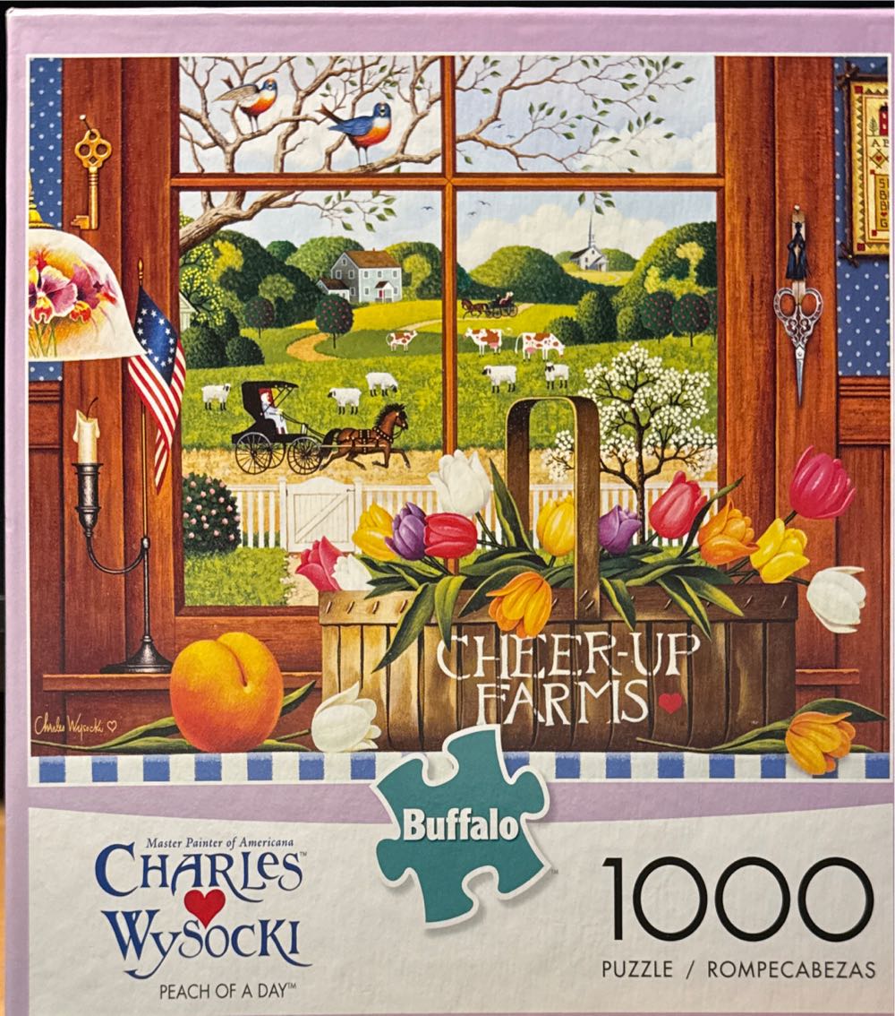 CW - Peach Of A Day - Buffalo Games & Puzzles puzzle collectible [Barcode 079346114719] - Main Image 3