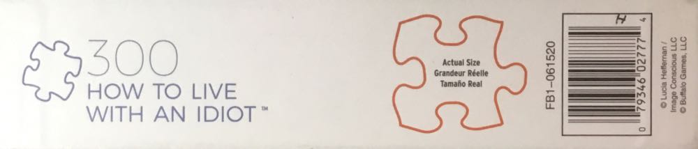 How To Live With An Idiot - Buffalo Games puzzle collectible [Barcode 079346027774] - Main Image 3