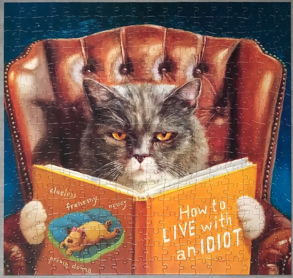How To Live With An Idiot - Buffalo Games puzzle collectible [Barcode 079346027774] - Main Image 4