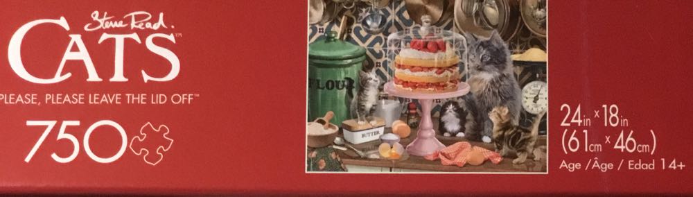 Cats - Please, Please Leave The Lid Off - Buffalo Games puzzle collectible [Barcode 079346172832] - Main Image 2