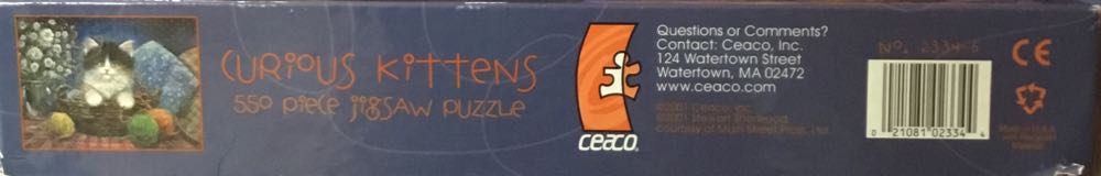 Curious Kittens - Ceaco puzzle collectible [Barcode 021081023344] - Main Image 3