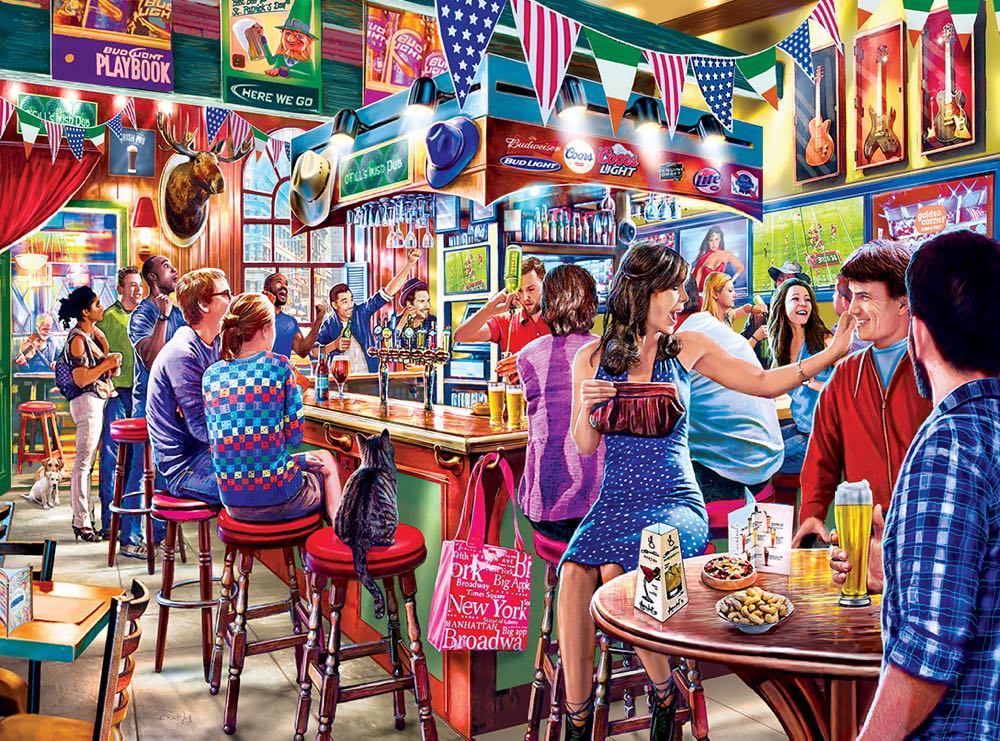 Duffy’s Sports & Suds - MasterPieces puzzle collectible [Barcode 705988319280] - Main Image 2