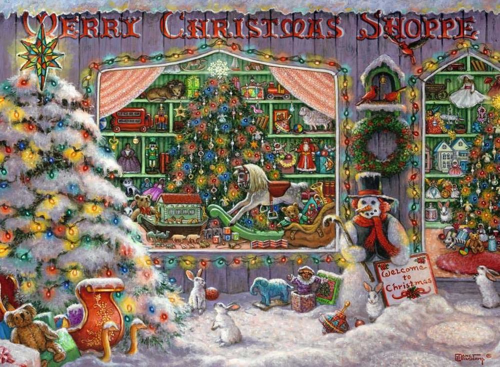The Christmas Shop - Ravensburger puzzle collectible [Barcode 4005556165346] - Main Image 2
