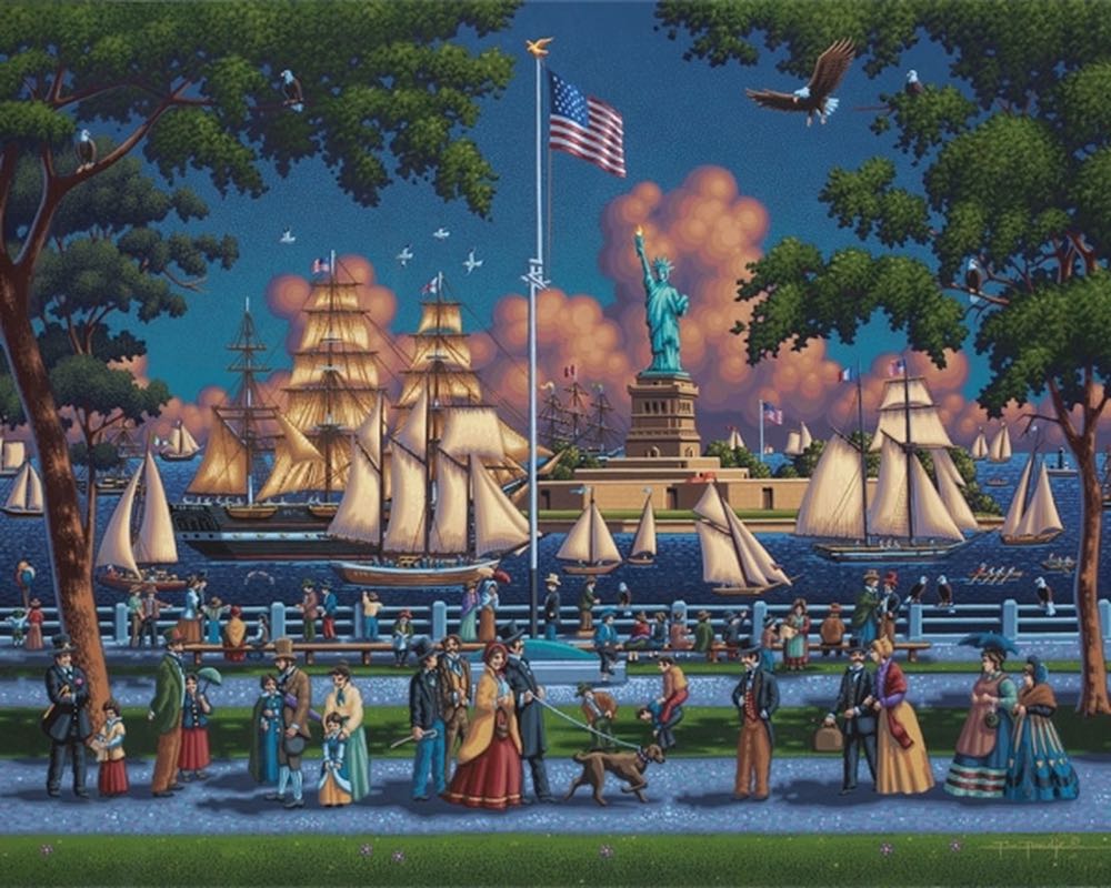 Statue of Liberty (v) 🧩 - Dowdle puzzle collectible [Barcode 671095202299] - Main Image 2
