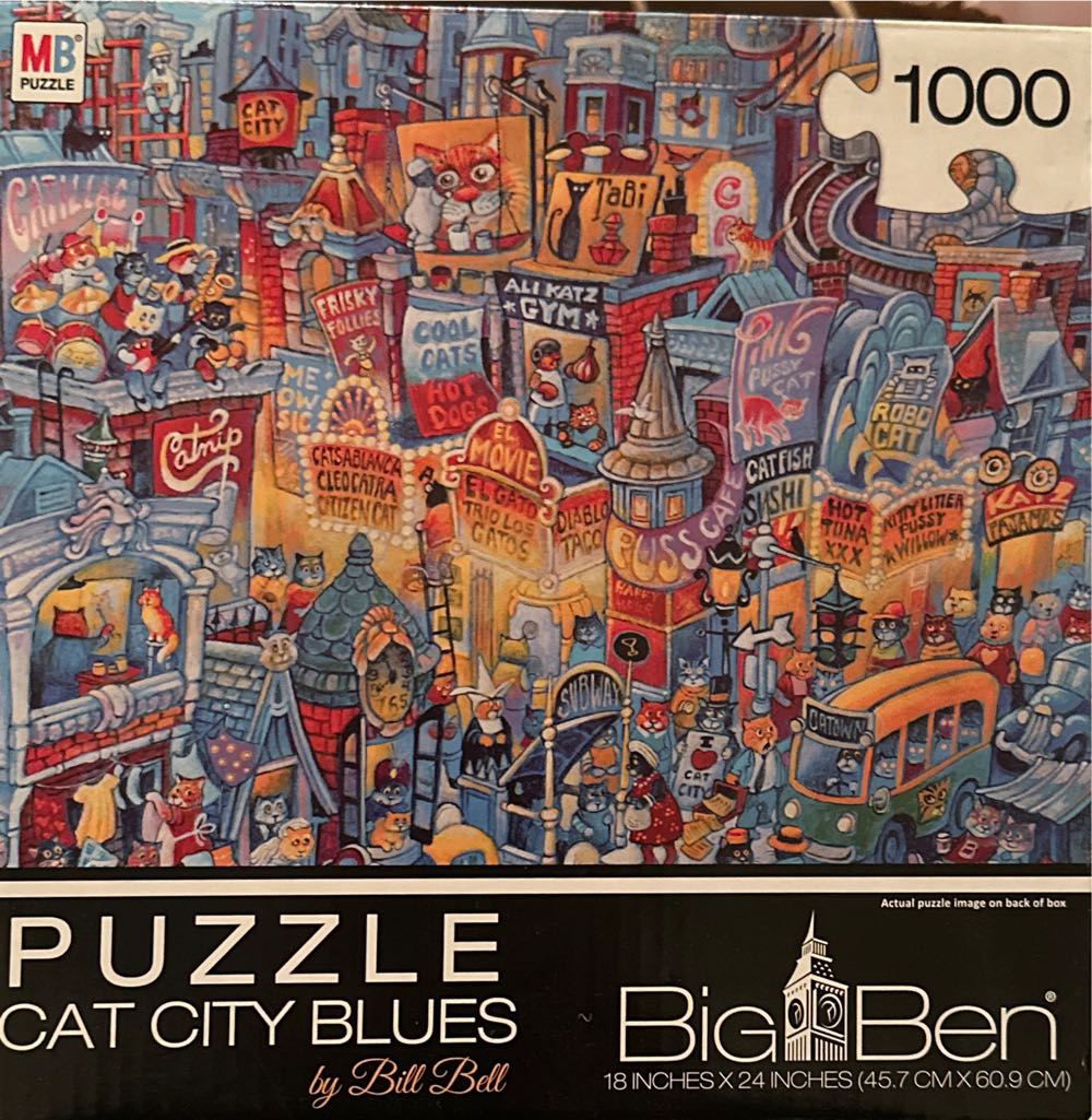 Cat City Blues - Big Ben puzzle collectible [Barcode 778988583203] - Main Image 2