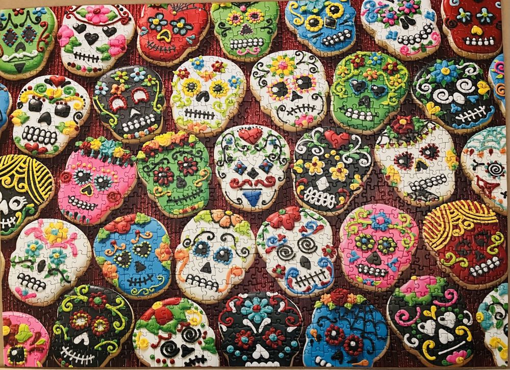 Sugar Skull Cookies - Cobble Hill puzzle collectible [Barcode 625012518598] - Main Image 2