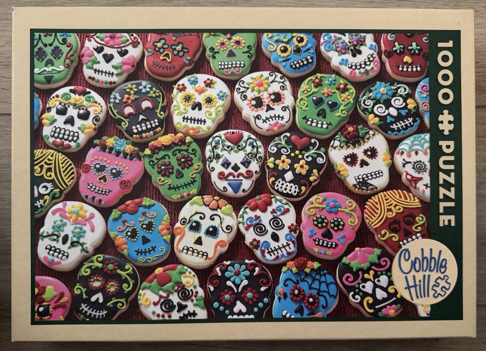 Sugar Skull Cookies - Cobble Hill puzzle collectible [Barcode 625012518598] - Main Image 3