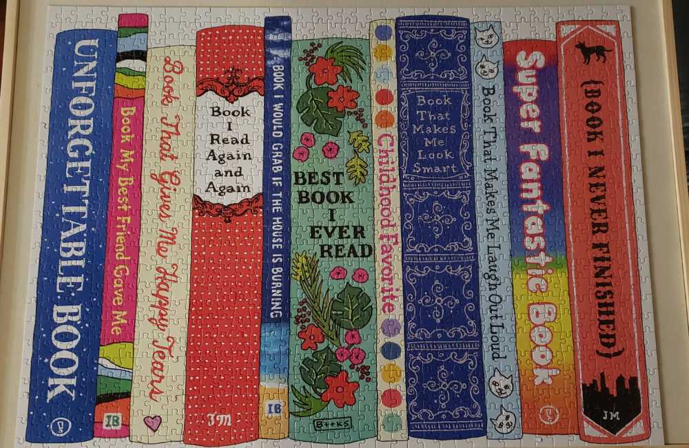 Ideal Bookshelf - Galison puzzle collectible [Barcode 9780735348806] - Main Image 2