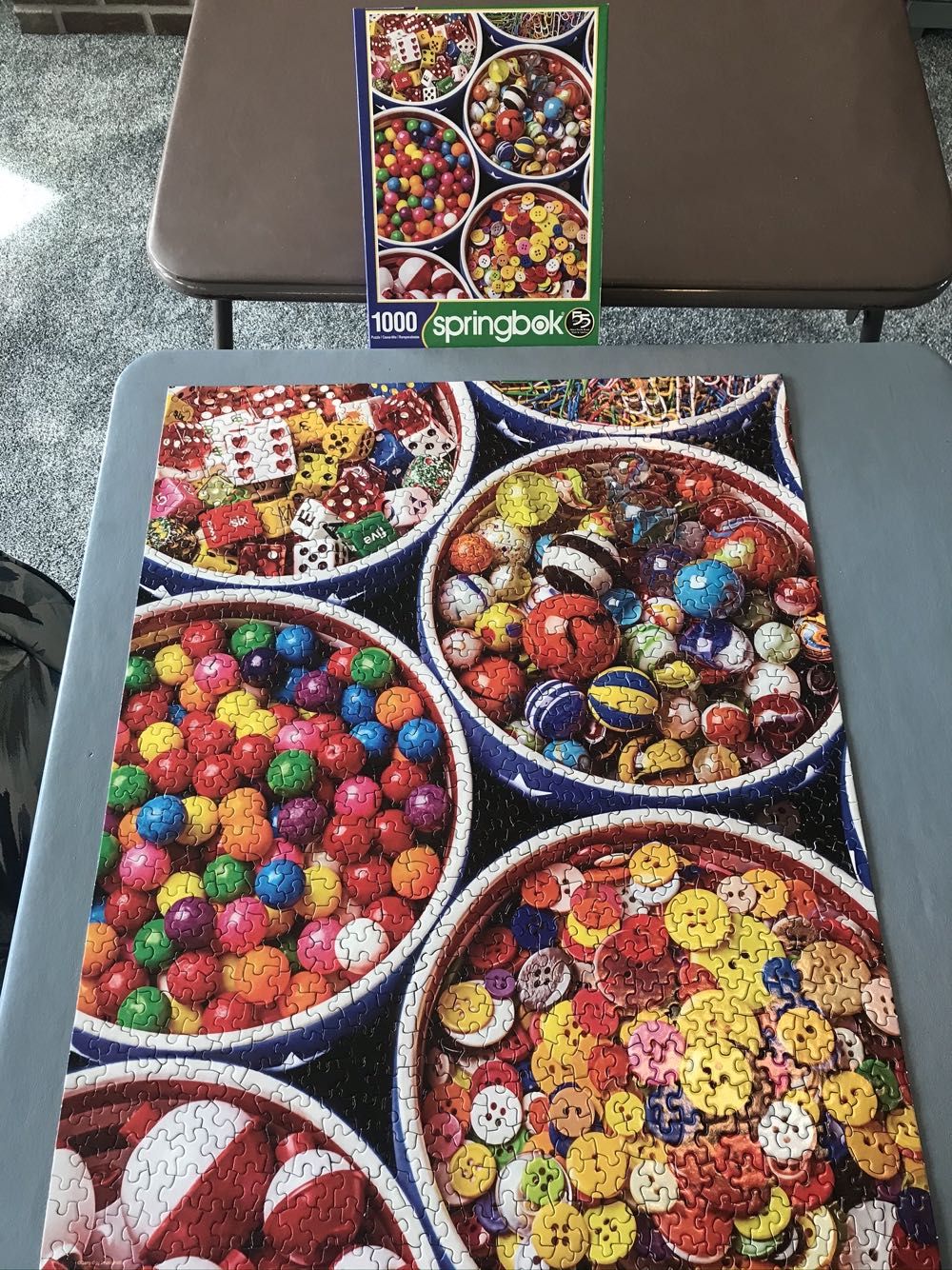 Buttons & Bowls - Springbok puzzle collectible [Barcode 091683107759] - Main Image 2