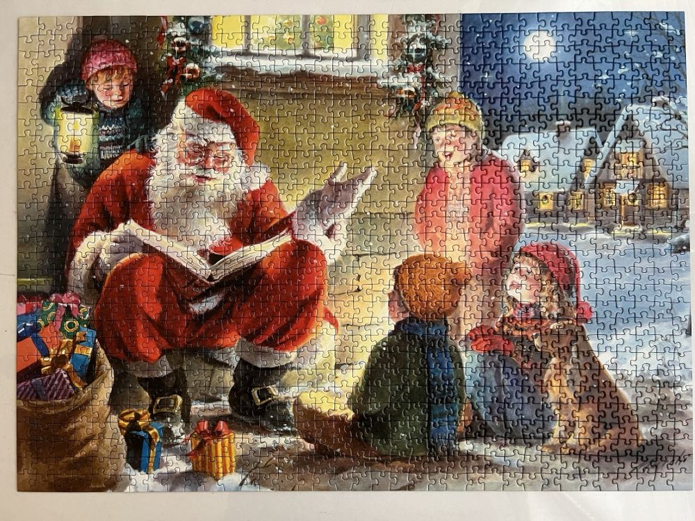Christmas, Santa’s Story Time - Ravensburger puzzle collectible [Barcode 4005556192007] - Main Image 3
