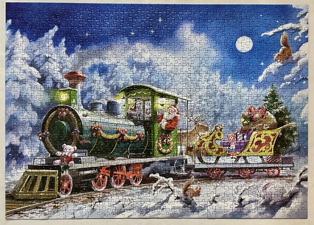 Santa’s Express🧩 - Ravensburger puzzle collectible [Barcode 4005556194650] - Main Image 2