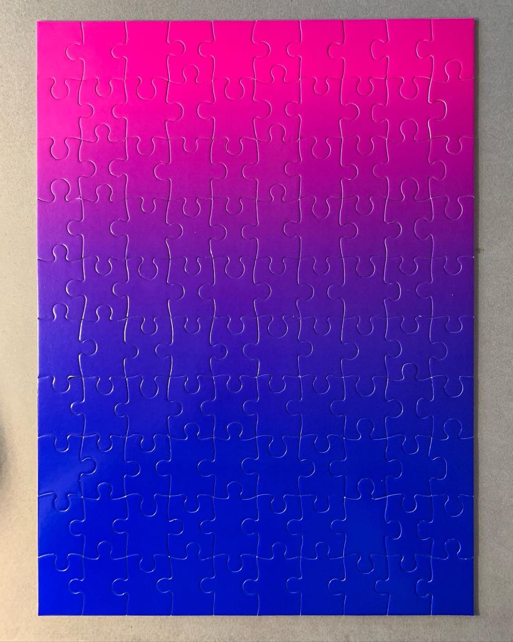 Pink/Blue Gradient Puzzle - Areaware puzzle collectible [Barcode 708389996319] - Main Image 2