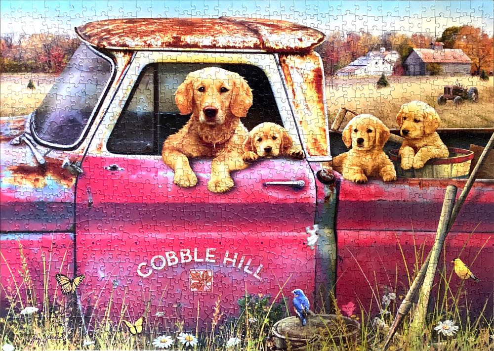 Cobble Hill Farm (NIB) - Cobble Hill puzzle collectible [Barcode 625012572118] - Main Image 2