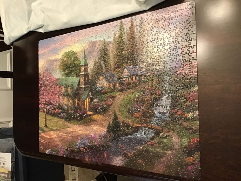 Sunday Morning Chapel - Ceaco puzzle collectible [Barcode 021081332774] - Main Image 3