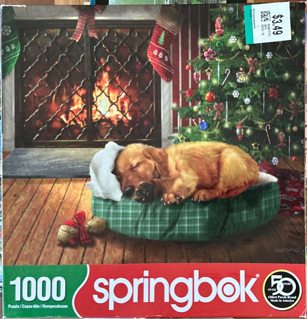 Christmas Wishes - Springbok puzzle collectible [Barcode 091683108503] - Main Image 3
