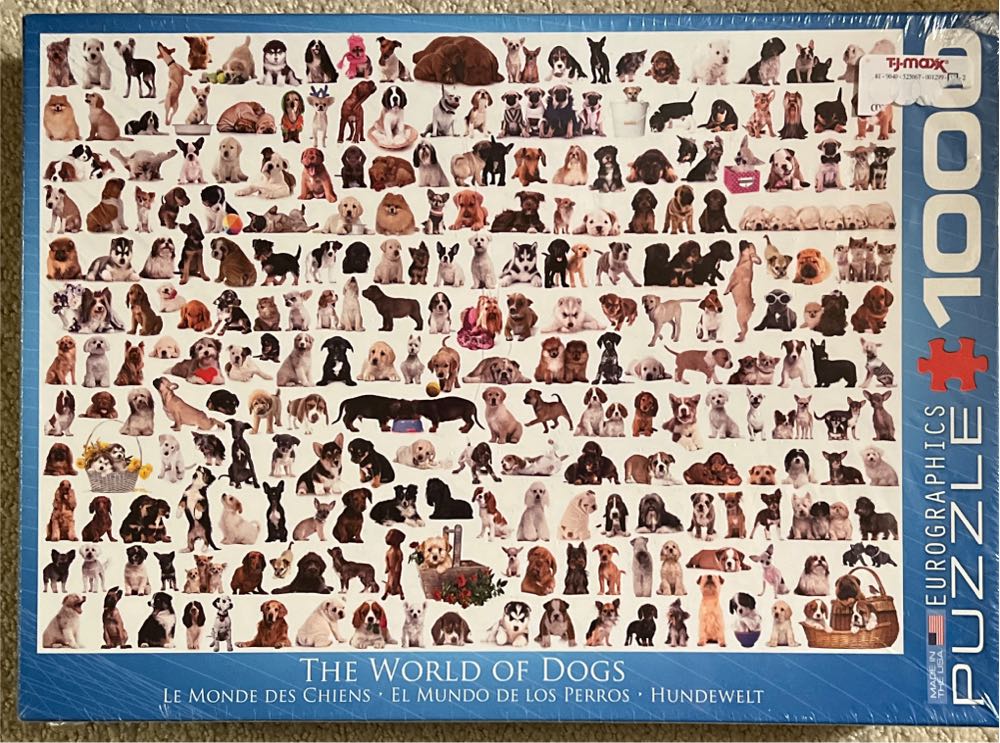 The World Of Dogs - EuroGraphics puzzle collectible [Barcode 628136605816] - Main Image 2