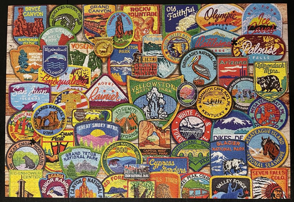 National Park Patches - Buffalo puzzle collectible [Barcode 079346020980] - Main Image 2