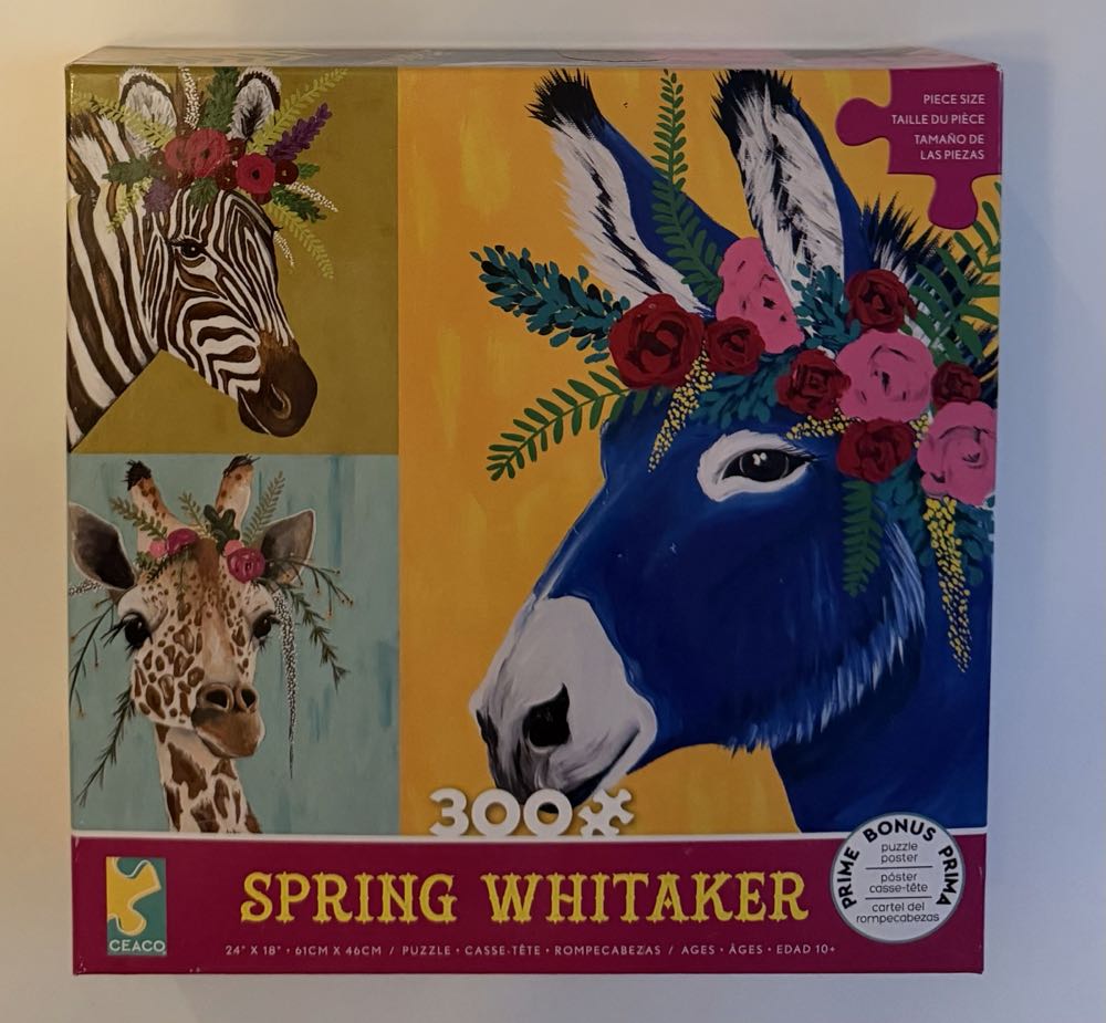 Spring Whitaker: Aster, Stella & Jose - Ceaco puzzle collectible [Barcode 021081222082] - Main Image 3